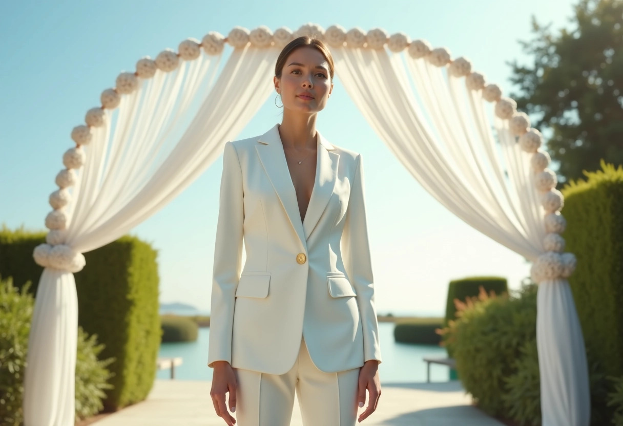 tailleur blanc pour mariage femme : les erreurs à éviter -  tailleur blanc