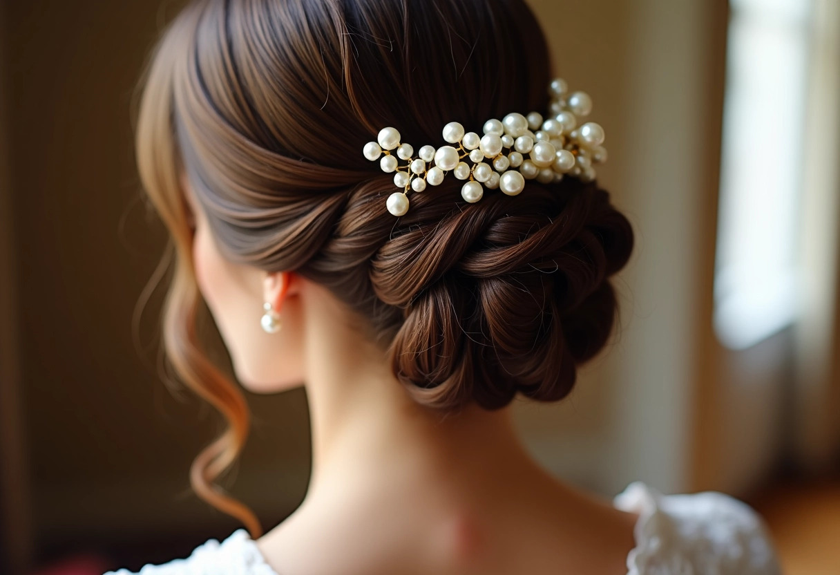 chignon mariage